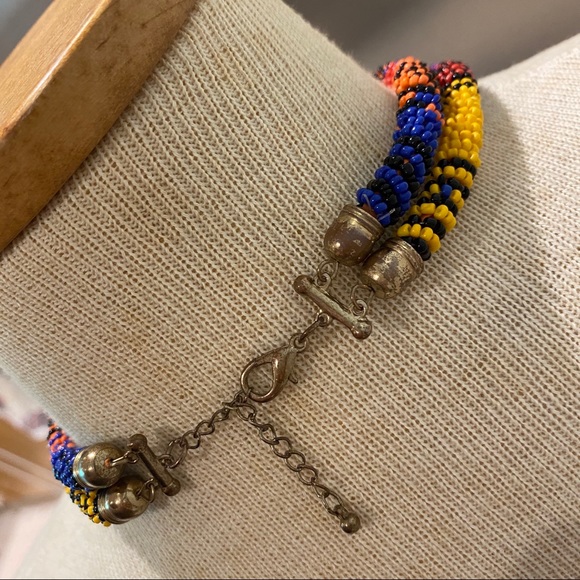 Beaded Statement Necklace - Picture 8 of 10